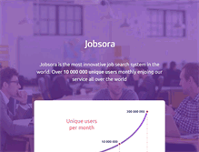 Tablet Screenshot of jobsora.com
